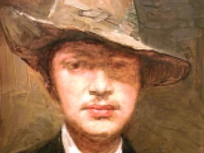 1866-Fritz Schullerus - Autoritratto
